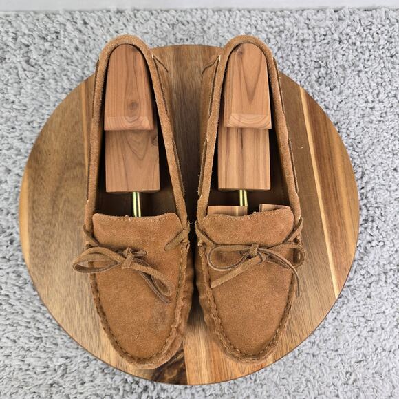 J. Crew Brown Suede Casual Lifestyle Slip On Driving Moccasin Loafer Womens 11 - Picture 5 of 14